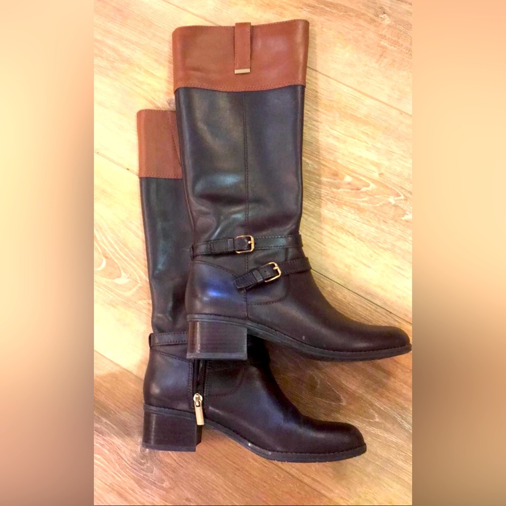 Bandolino 2 Toned Brown Knee High Boots